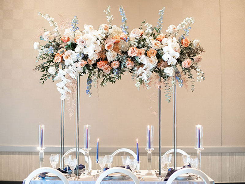 A Beautifully Decorated Wedding Table at Gaylord Rockies Resort, Aurora, Colorado