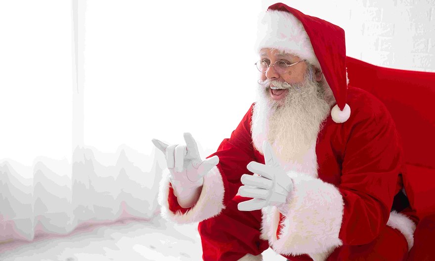 DEAF SANTA CLAUS HELPS MAKE CHRISTMAS WISHES COME TRUE FOR GUESTS AT GAYLORD HOTELS THIS HOLIDAY SEASON