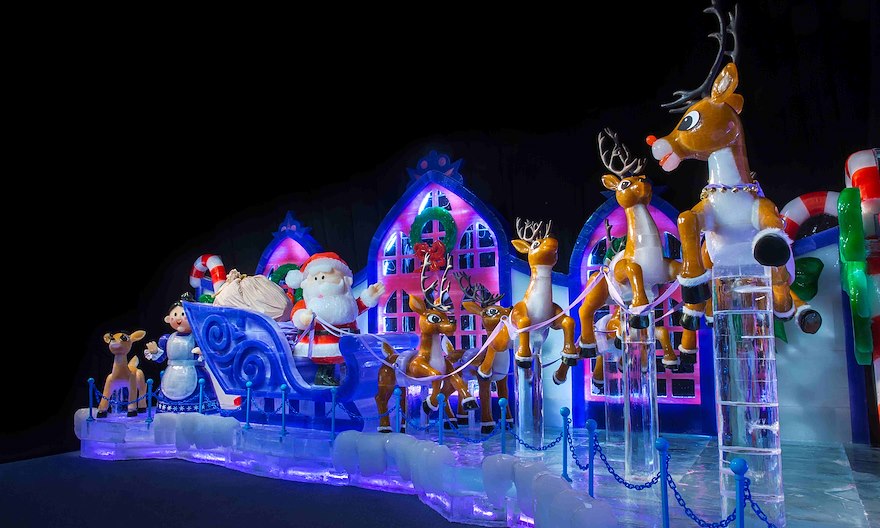 Rudolph the Red-Nosed Reindeer™ Debuts in ICE! at Gaylord Palms 