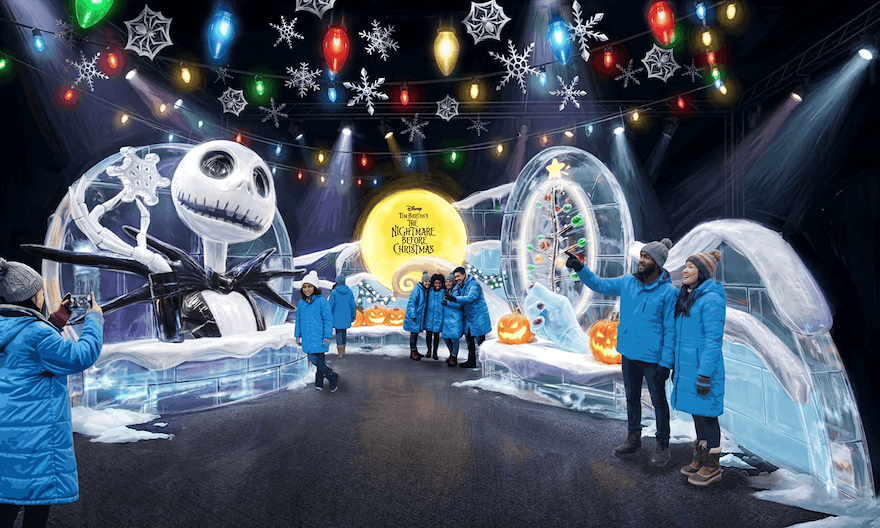 Gaylord Rockies Announces ice!™ Featuring Disney Tim Burton’s The Nightmare Before Christmas Ahead of 2026 Holiday Season